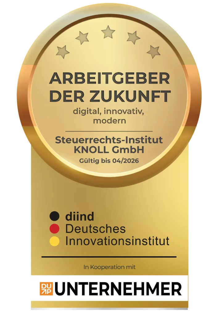 KNOLL Siegel Arbeitgeber der Zukunft 2025.