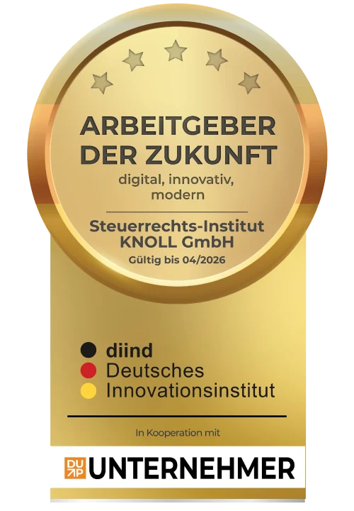 KNOLL Siegel Arbeitgeber der Zukunft 2025.